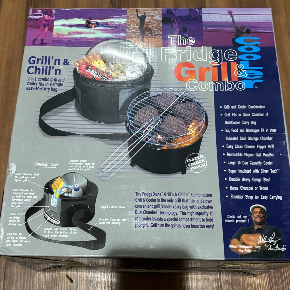 The Fridge grill and cooler combo